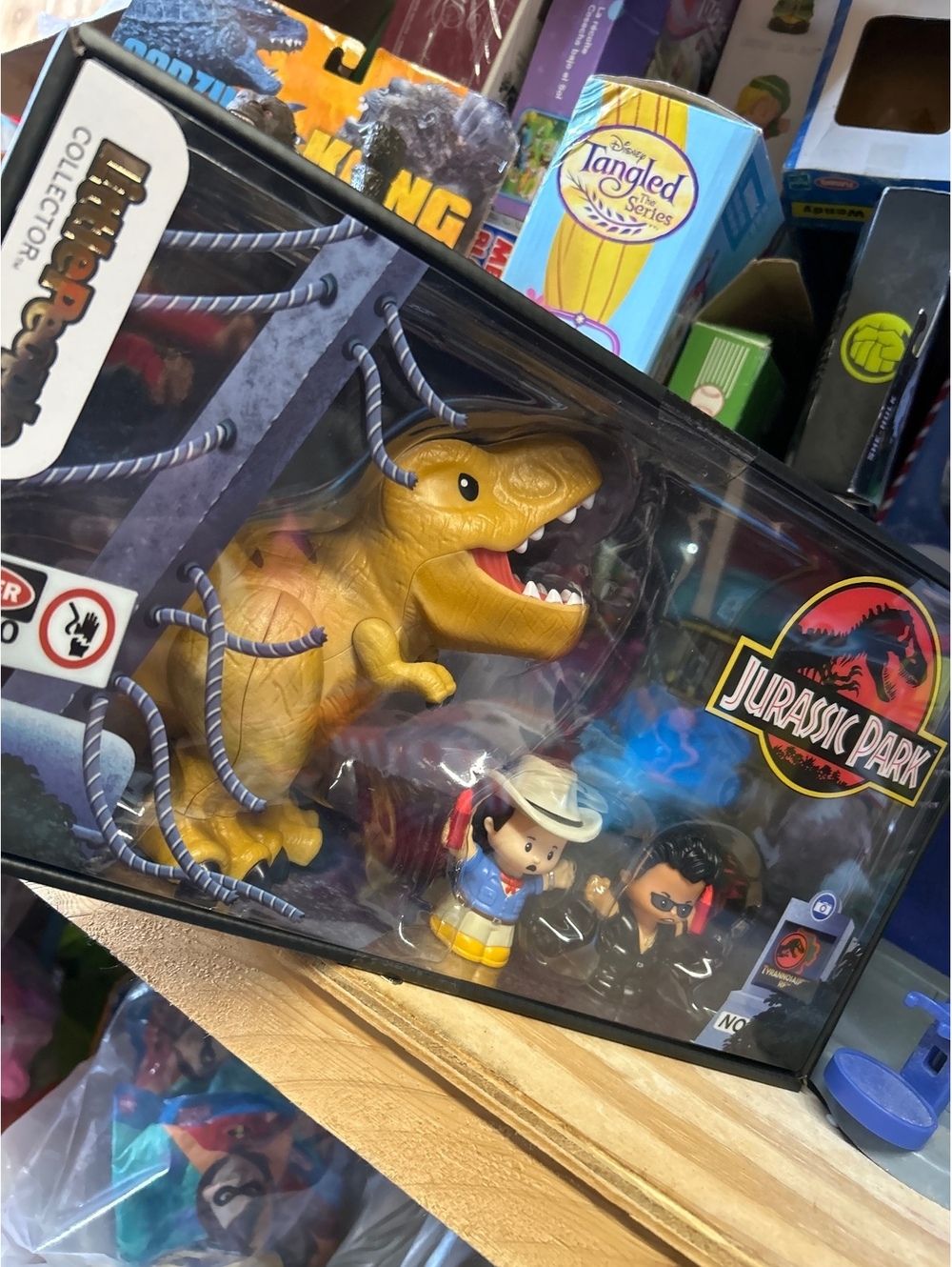 Jurassic Park Little People Collector Set with T-Rex Dinosaur